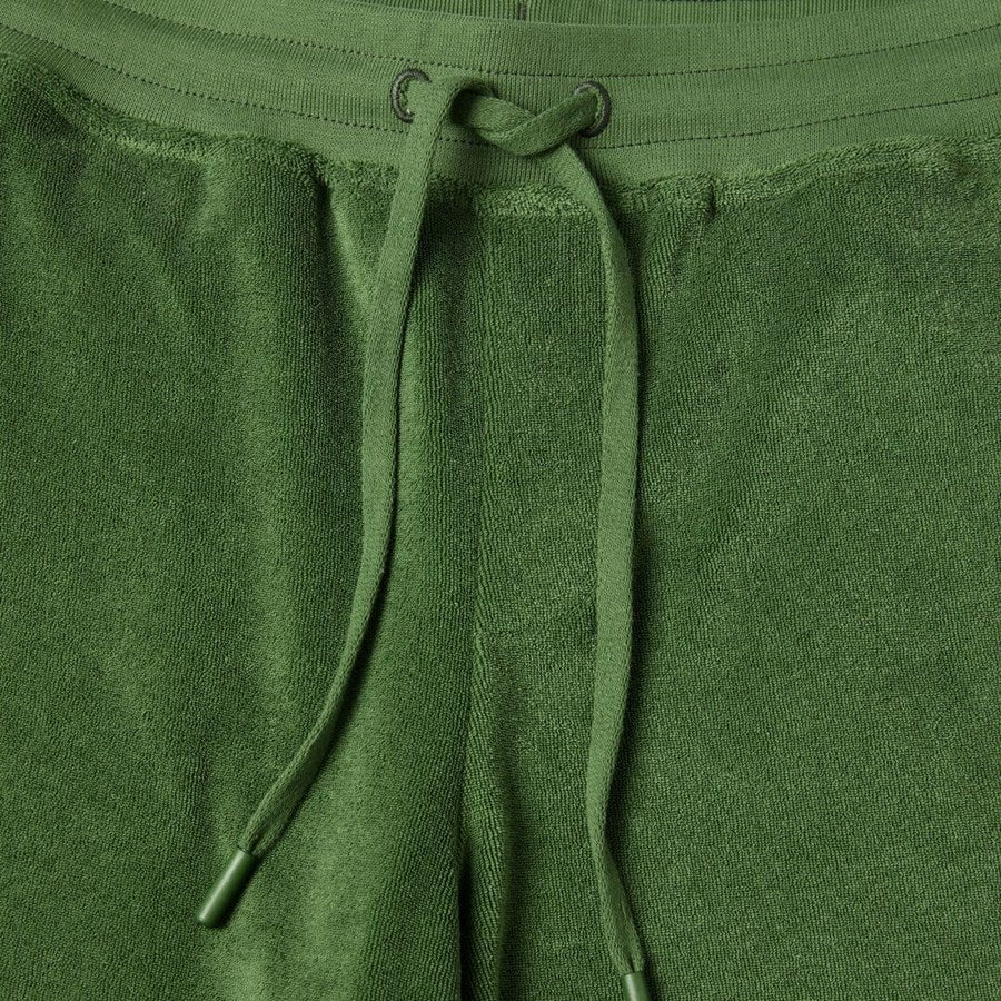 Detailed image e.s. Sweat trousers Terry nordicgreen