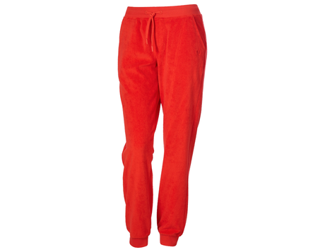 Primary image e.s. Sweat trousers Terry, ladies' straussred