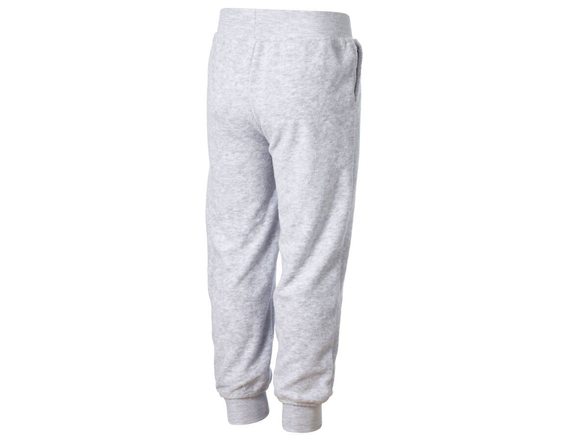 Secondary image e.s. Sweat trousers Terry, children's grey melange