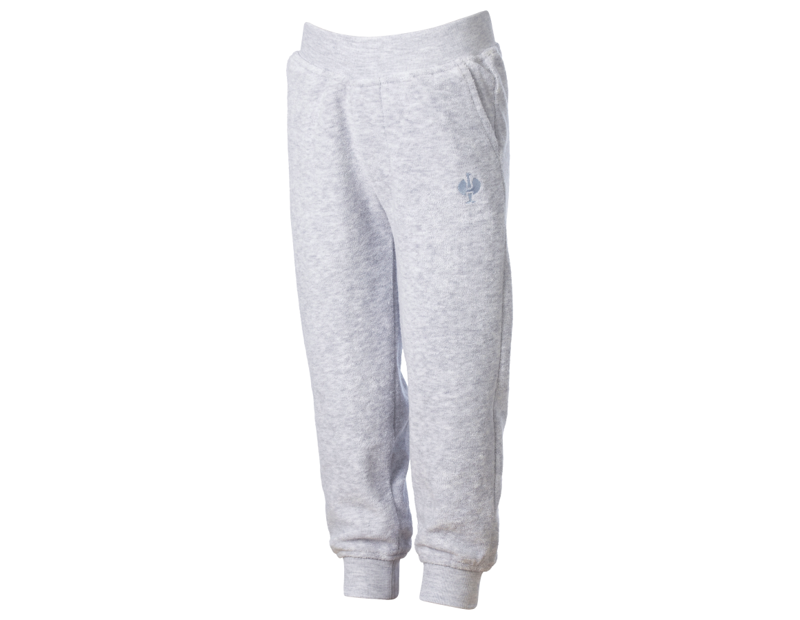 Primary image e.s. Sweat trousers Terry, children's grey melange