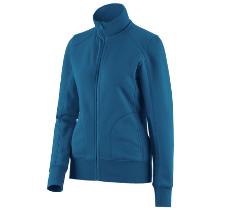 Primary image e.s. Sweat jacket poly cotton, ladies' atoll