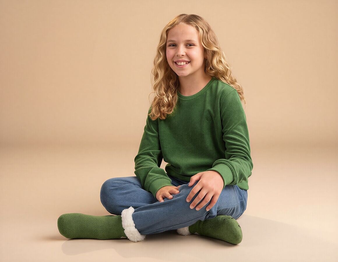 Additional image 1 e.s. Sweatshirt Terry, children's nordicgreen