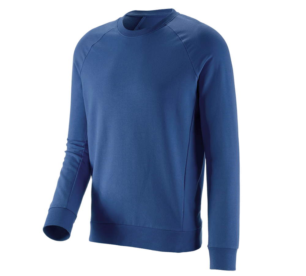 Primary image e.s. Sweatshirt cotton stretch alkaliblue
