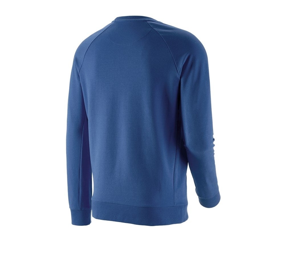 Secondary image e.s. Sweatshirt cotton stretch alkaliblue