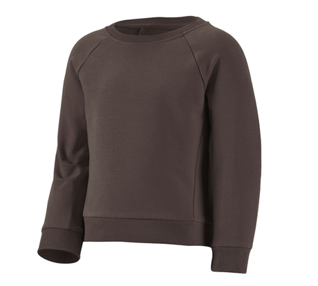 Primary image e.s. Sweatshirt cotton stretch, children's chestnut