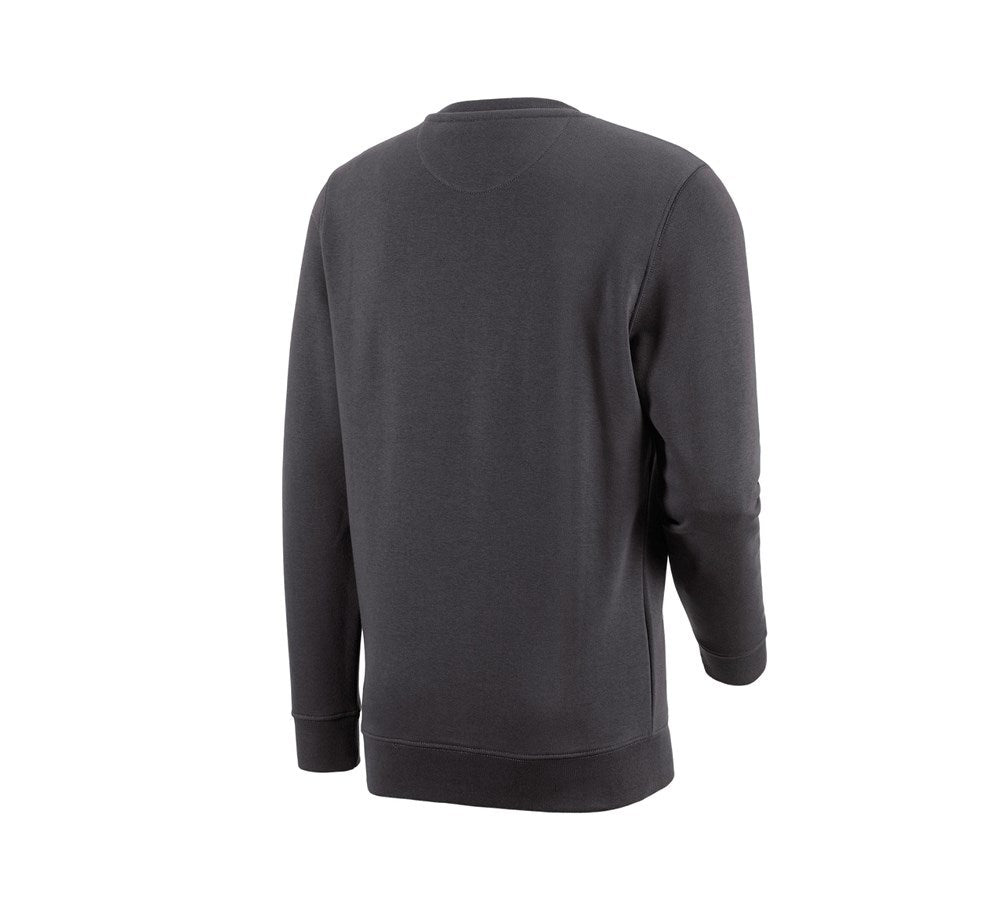 Secondary image e.s. Sweatshirt poly cotton anthracite