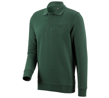 Primary image e.s. Sweatshirt poly cotton Pocket green