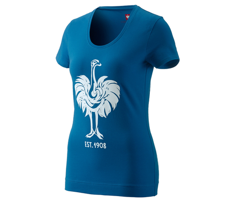 Primary image e.s. T-shirt 1908, ladies' atoll/white