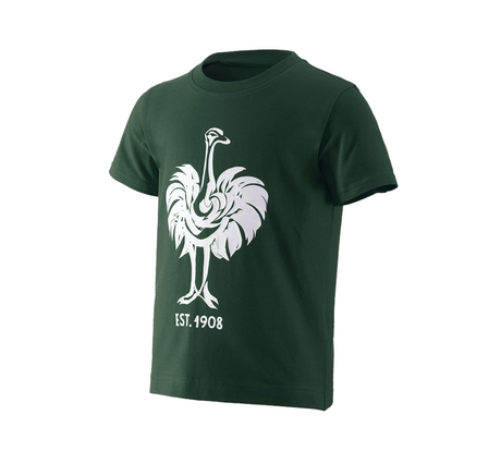 Primary image e.s. T-shirt 1908, children green/white