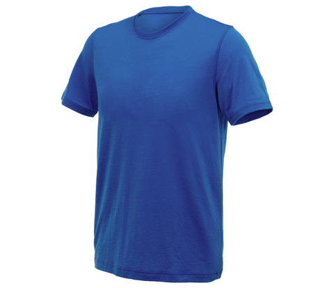 Primary image e.s. T-shirt Merino light gentianblue