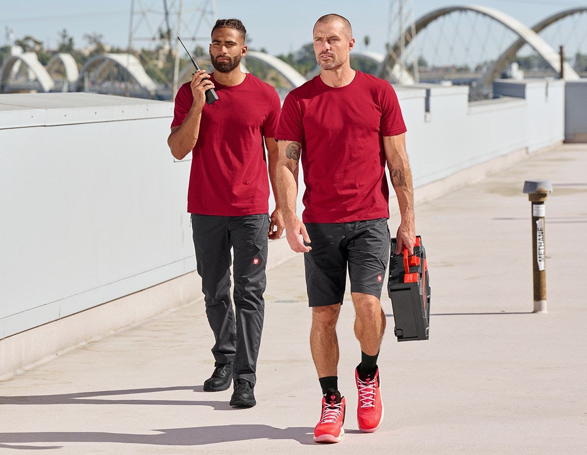 Additional image 3 e.s. T-shirt cotton red