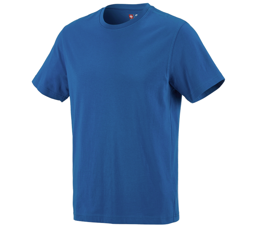 Primary image e.s. T-shirt cotton gentianblue