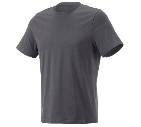 Primary image e.s. T-shirt cotton light anthracite