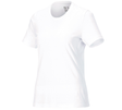Primary image e.s. T-shirt cotton light, ladies' white