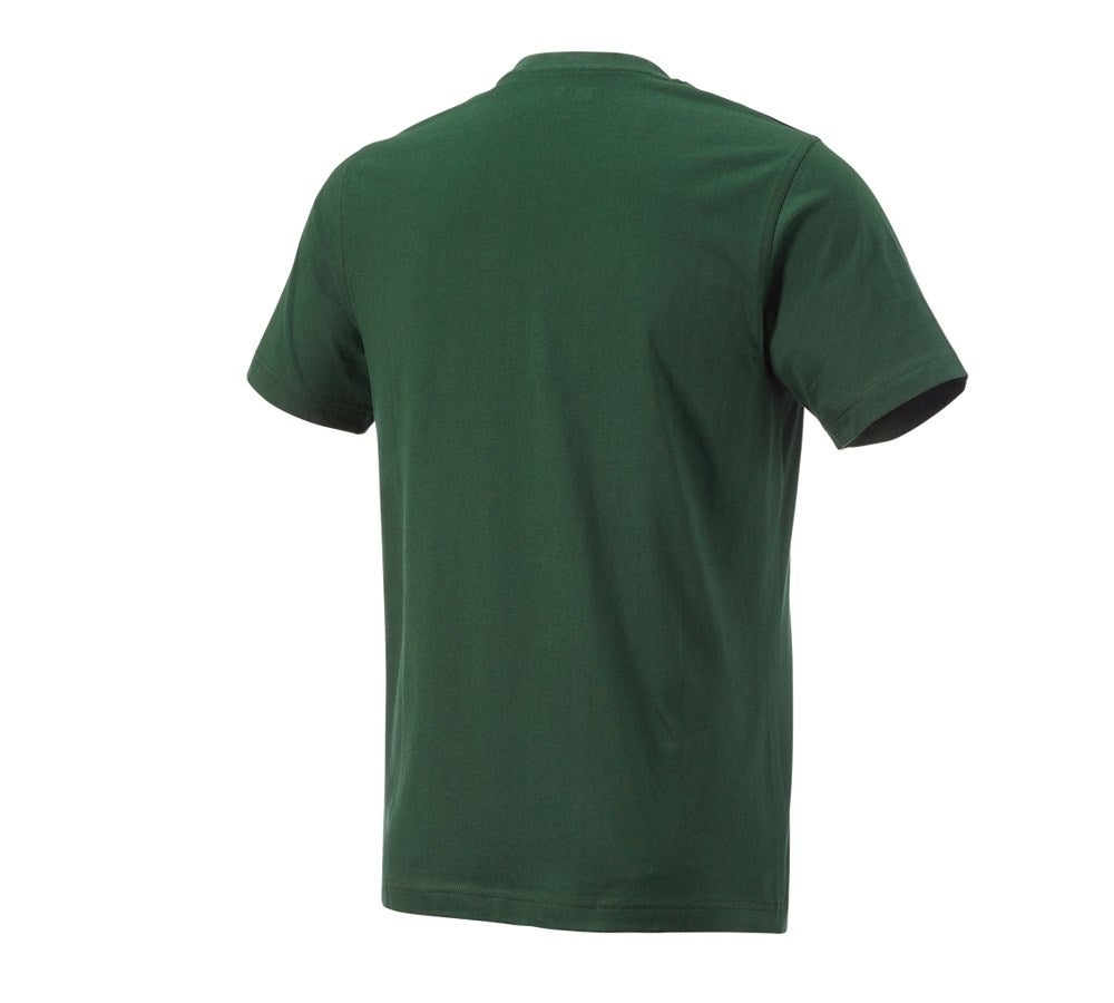 Secondary image e.s. T-shirt cotton, slim fit green