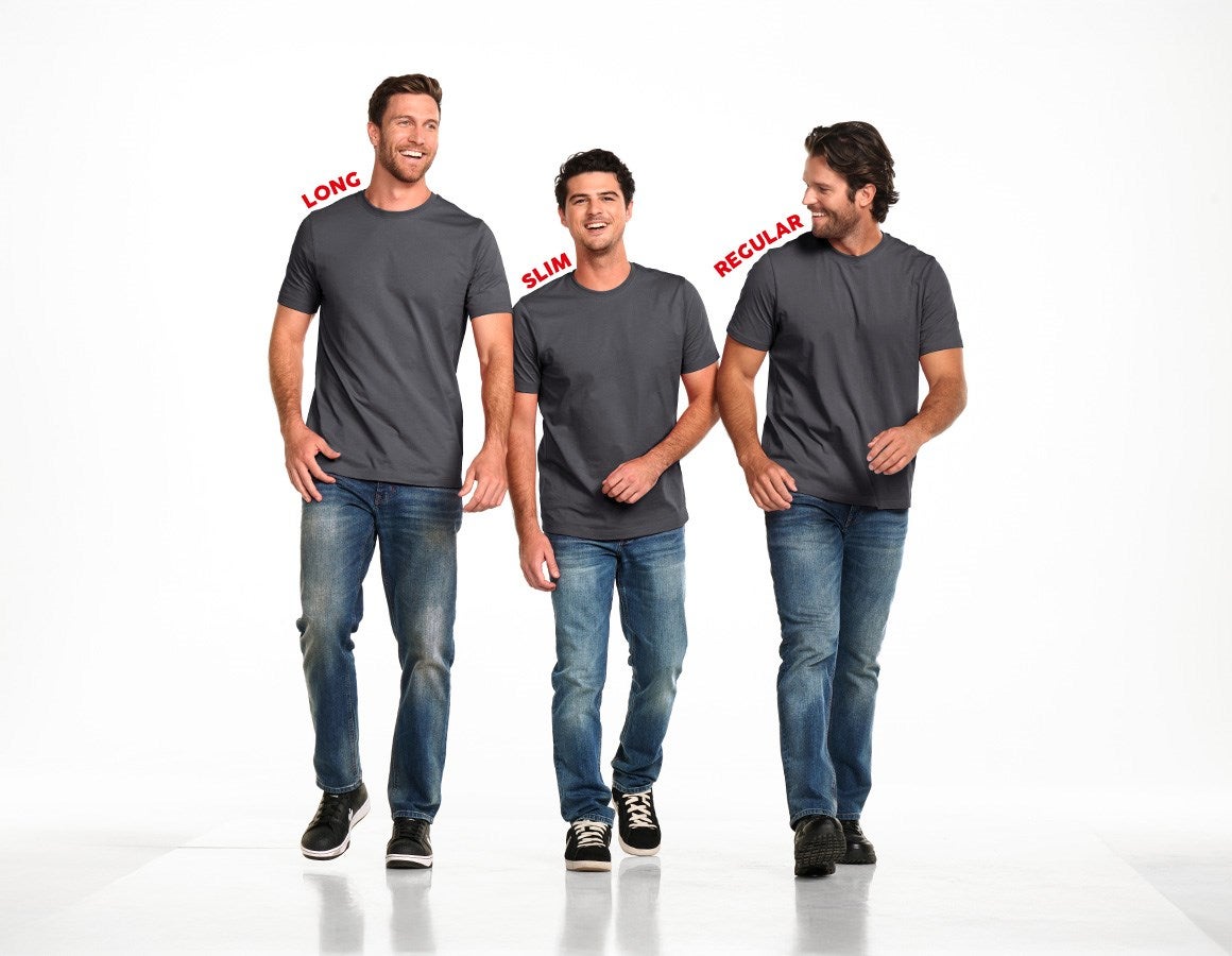 Additional image 1 e.s. T-shirt cotton, slim fit white