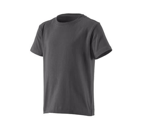 Primary image e.s. T-Shirt cotton stretch, children's anthracite