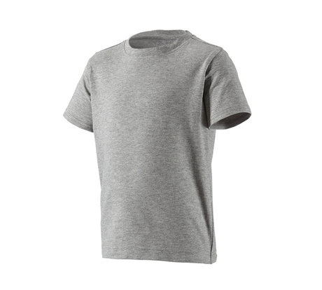 Primary image e.s. T-Shirt cotton stretch, children's grey melange