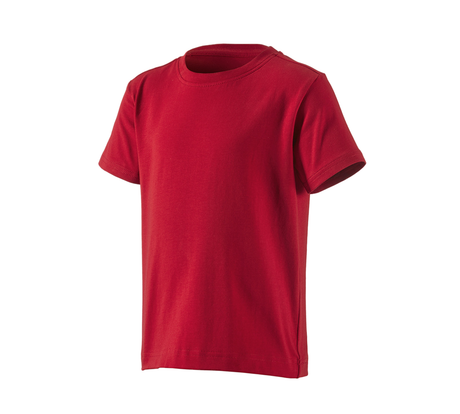 Primary image e.s. T-Shirt cotton stretch, children's fiery red