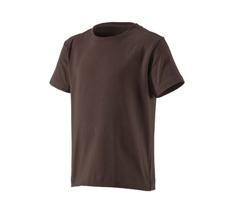 Primary image e.s. T-Shirt cotton stretch, children's chestnut