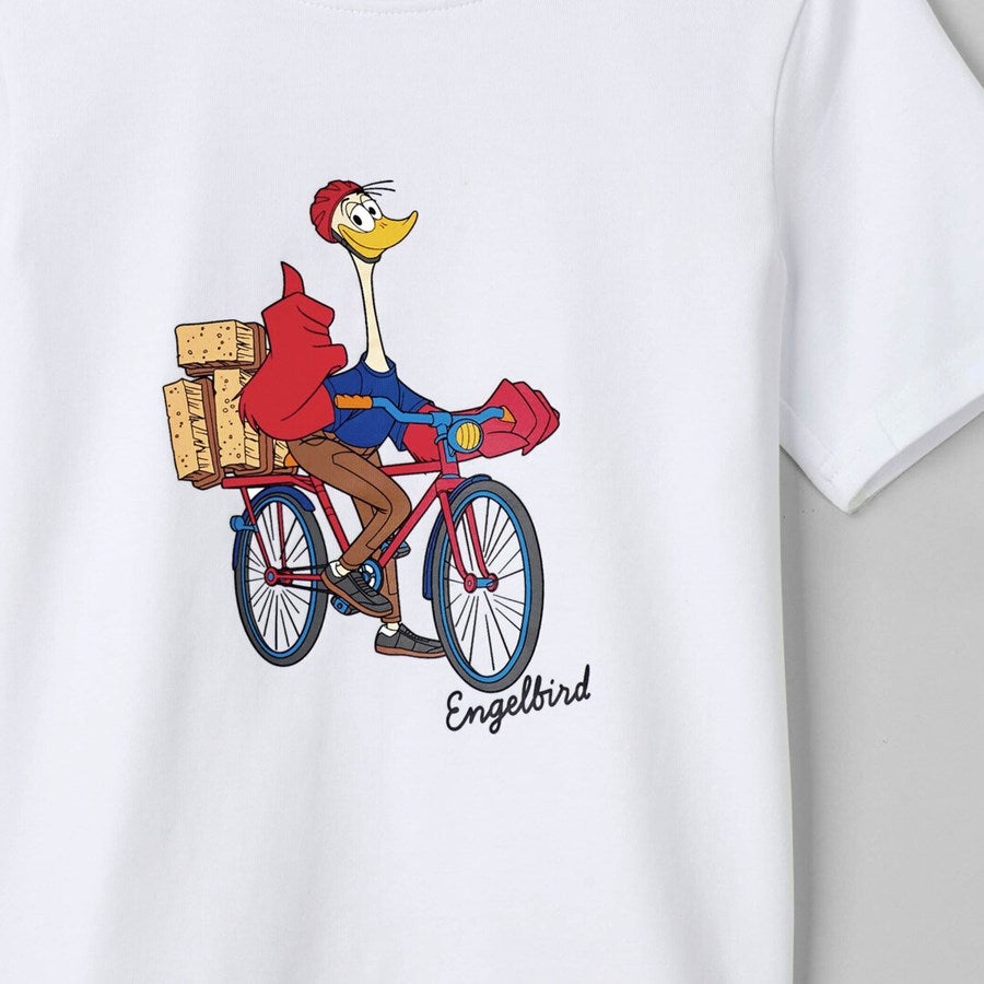 Detailed image e.s. T-Shirt cotton stretch engelbird, children's engelbird1/white