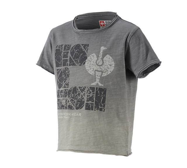 Primary image e.s. T-Shirt denim workwear, children's granite vintage
