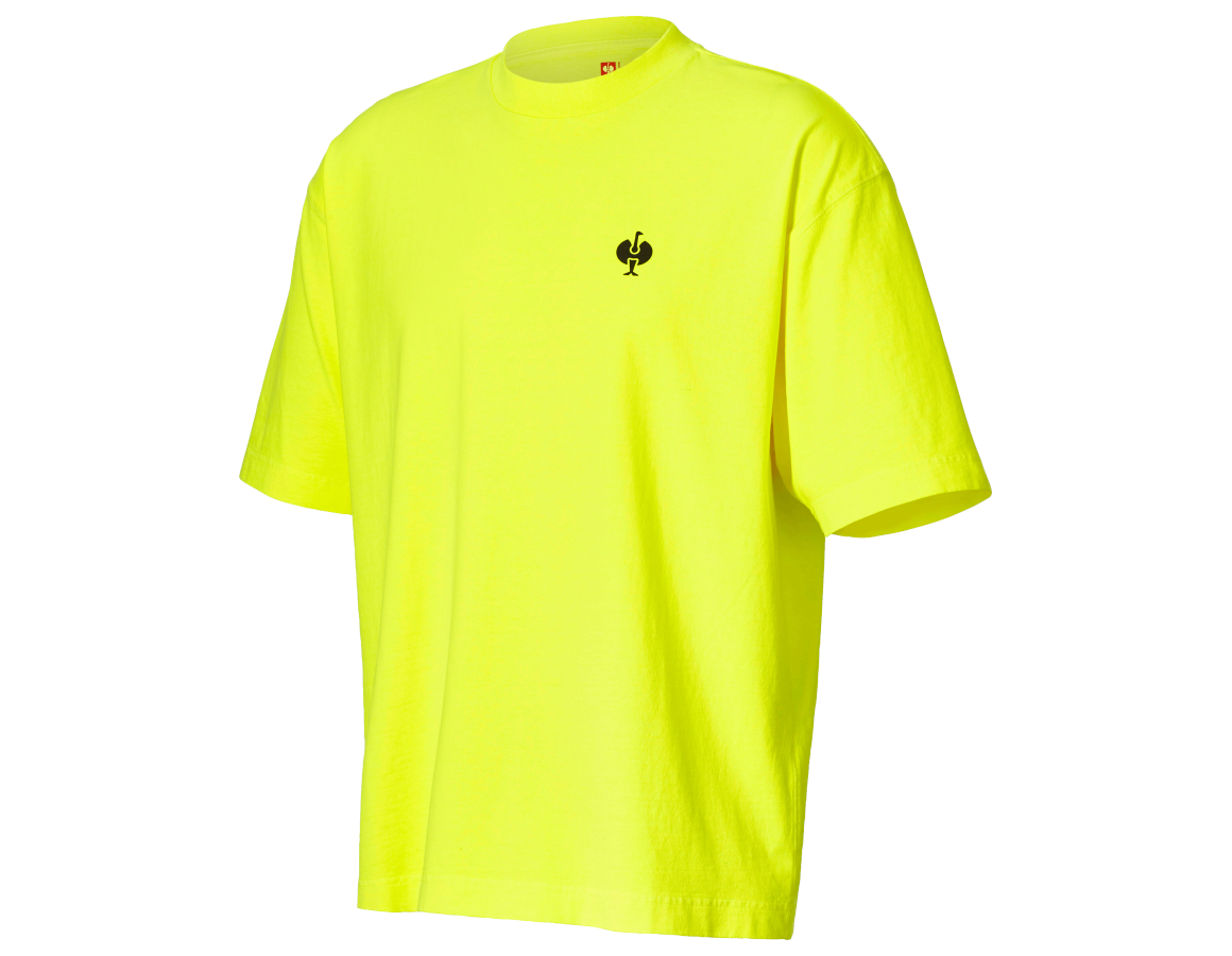 Primary image e.s. T-shirt neon neonyellow vintage