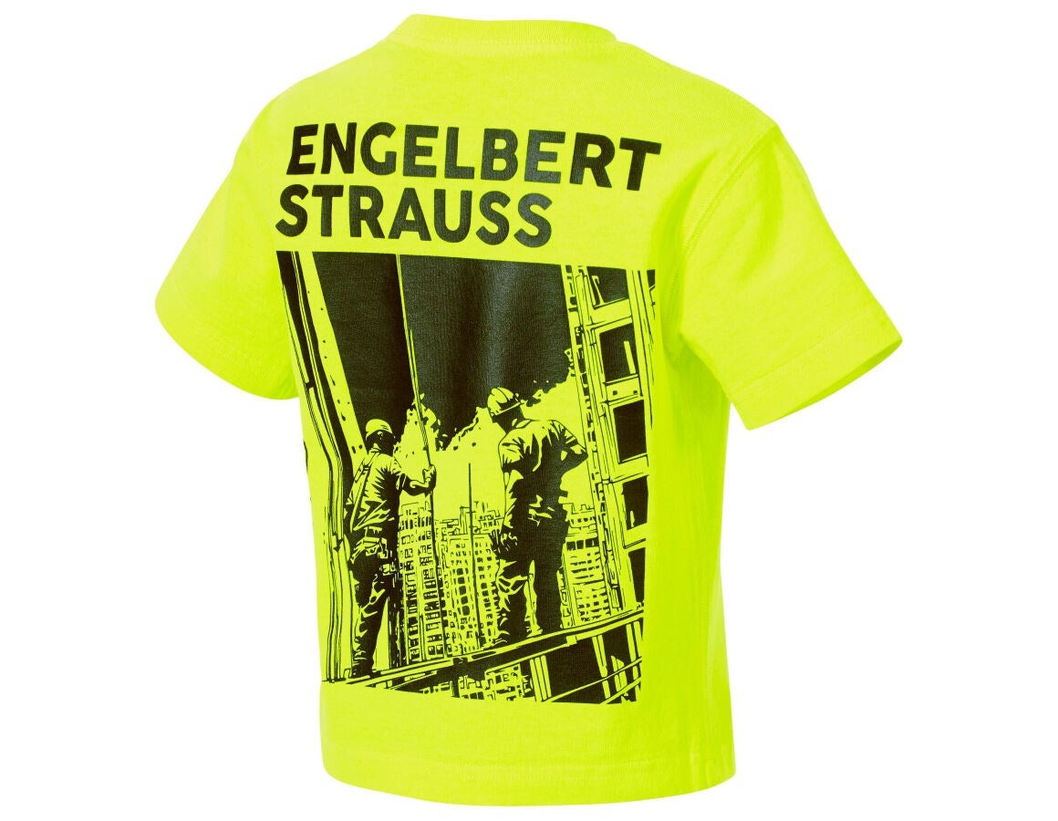 Secondary image e.s. T-shirt neon, children's neonyellow vintage