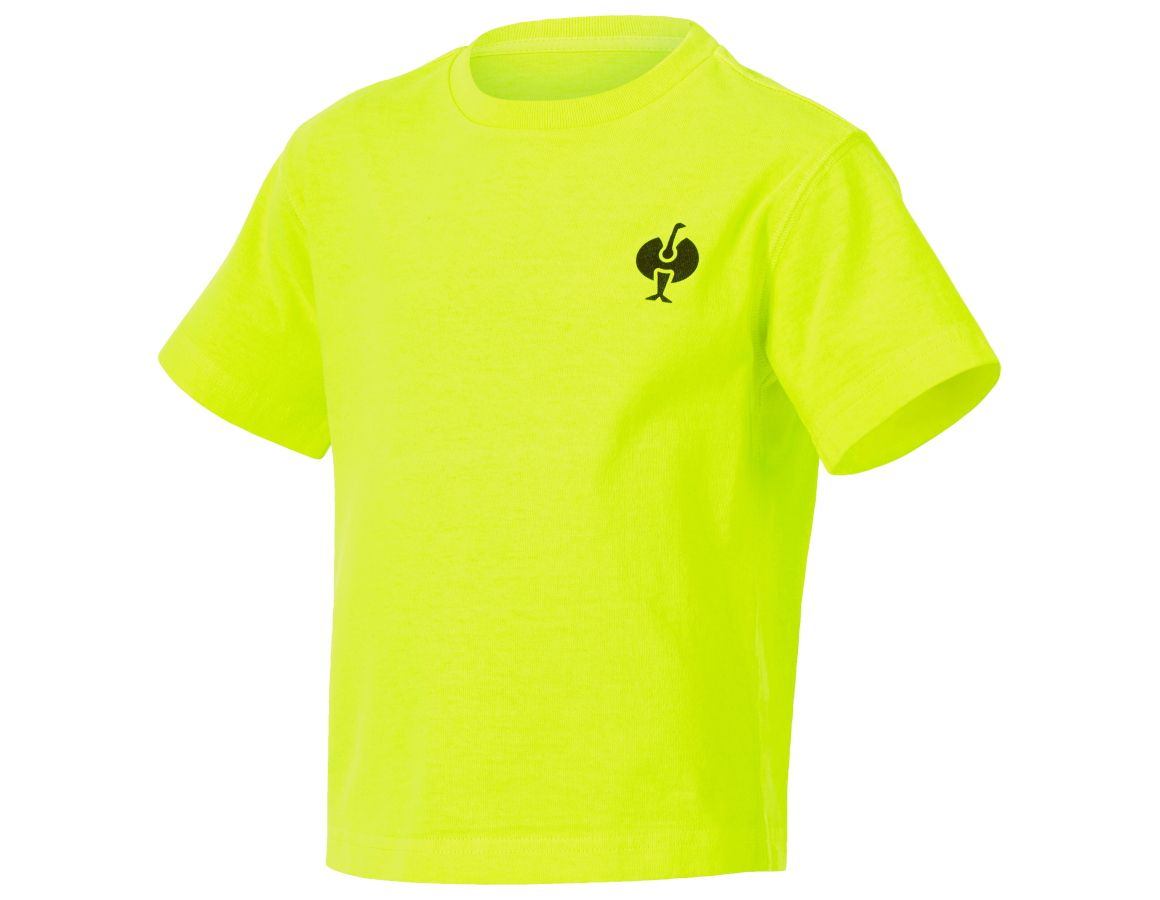 Primary image e.s. T-shirt neon, children's neonyellow vintage