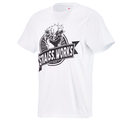 Primary image e.s. T-shirt strauss works white