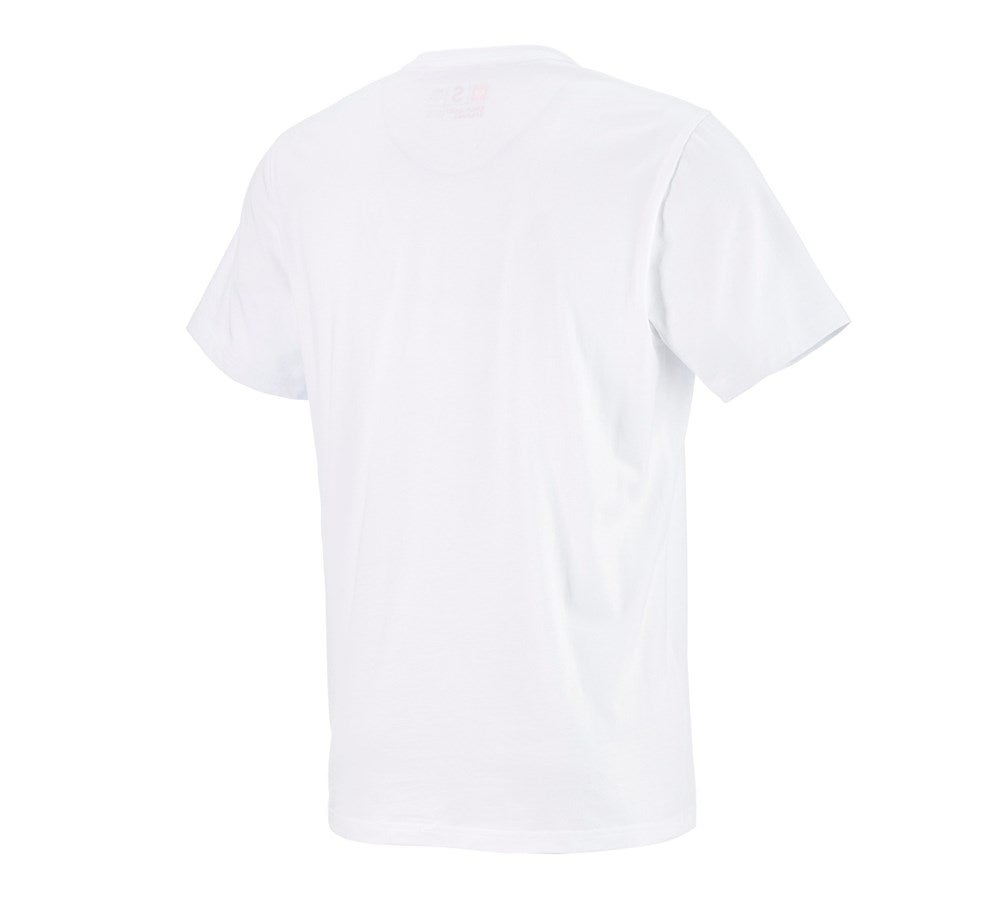 Secondary image e.s. T-shirt strauss works white