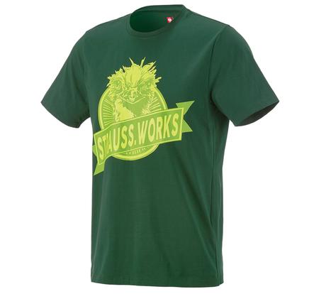 Primary image e.s. T-shirt strauss works green