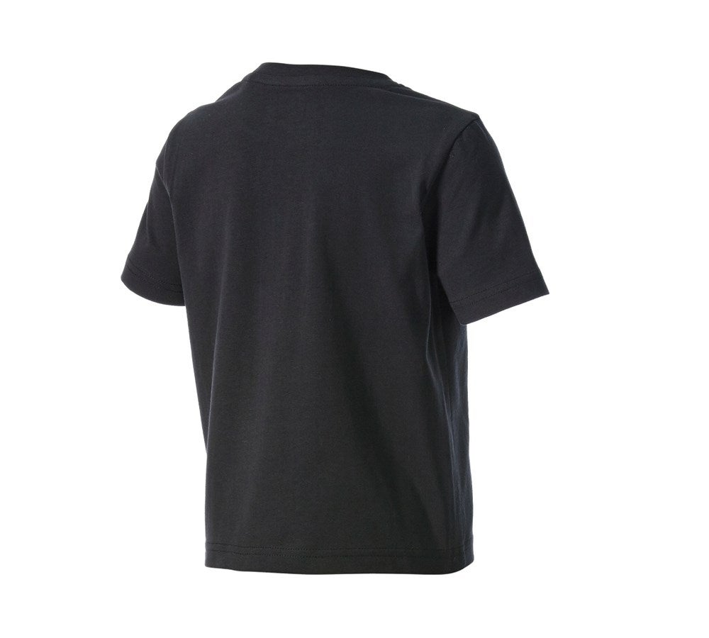 Secondary image e.s. T-shirt strauss works, children's black/white
