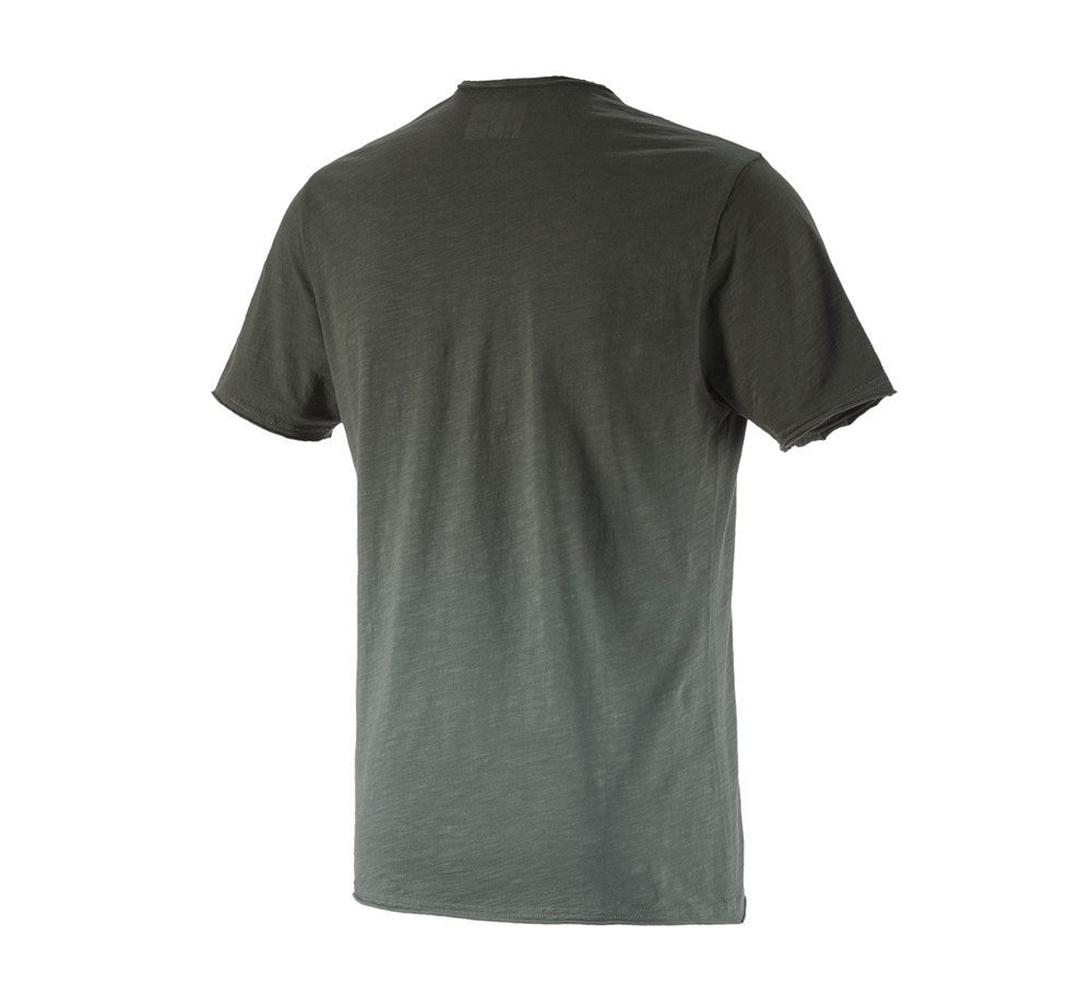 Secondary image e.s. T-Shirt workwear ostrich disguisegreen vintage