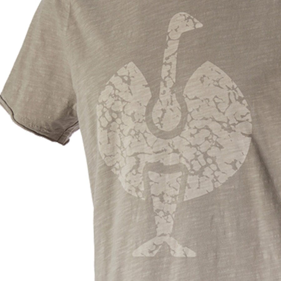 Detailed image e.s. T-Shirt workwear ostrich taupe vintage