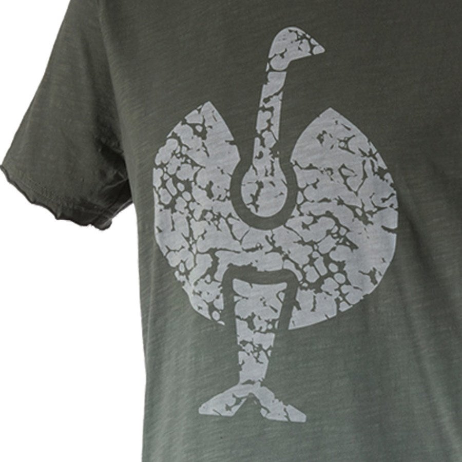 Detailed image e.s. T-Shirt workwear ostrich disguisegreen vintage