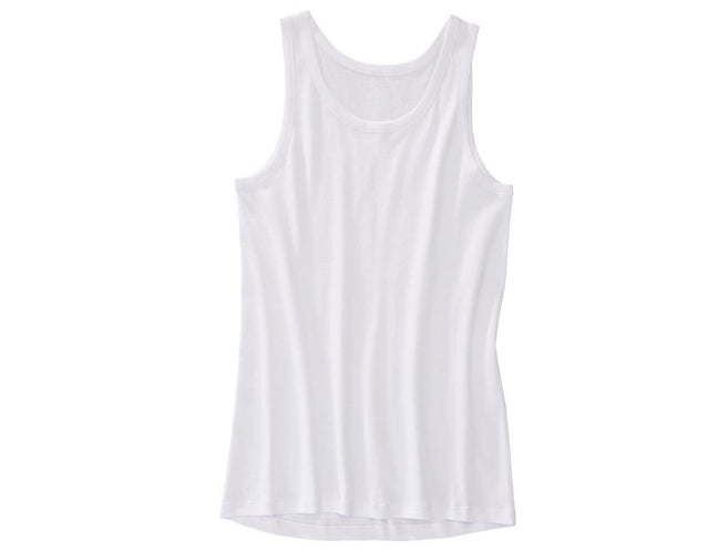 Primary image e.s. Vest fine rib classic white