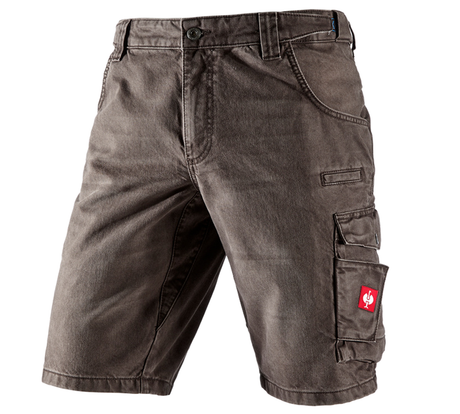 Primary image e.s. Worker denim shorts chestnut