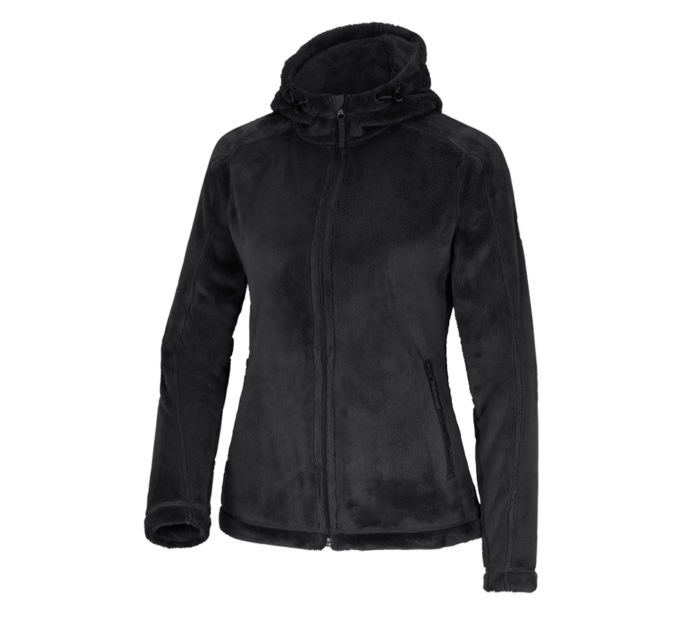 Primary image e.s. Zip jacket Highloft, ladies' black