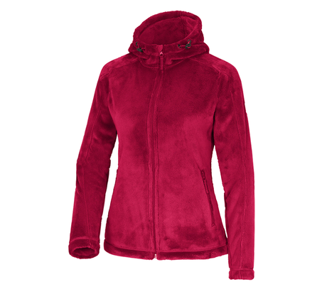 Primary image e.s. Zip jacket Highloft, ladies' berry