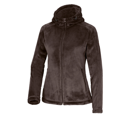 Primary image e.s. Zip jacket Highloft, ladies' chestnut