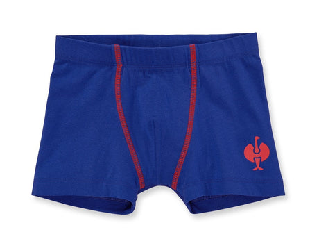 Primary image e.s. Cotton stretch pants, pack of 2, children's royalblue/fiery red