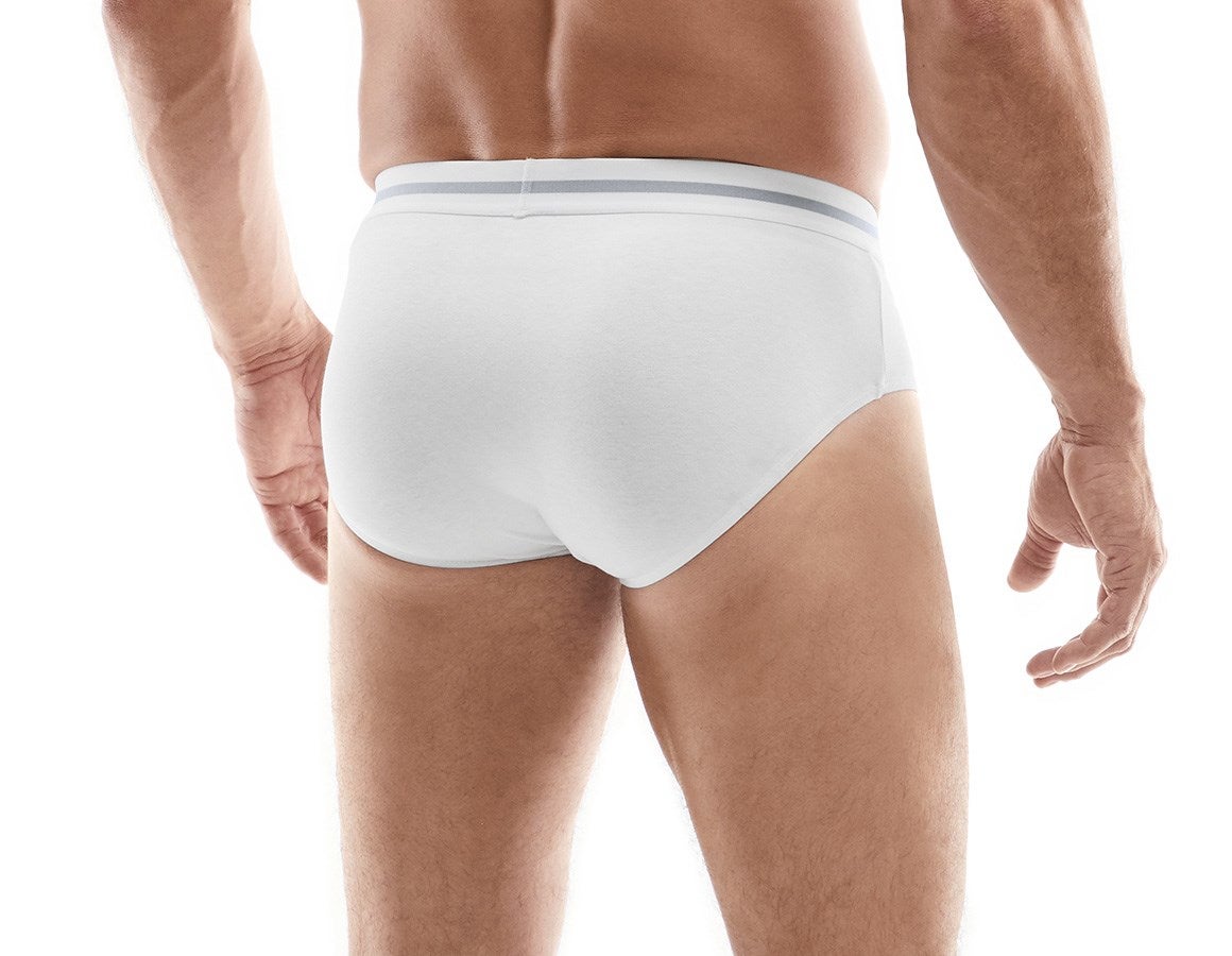 Additional image 1 e.s. Cotton stretch briefs white
